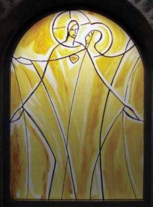 vitral capilla Santa Gertrudis