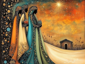 imagem ilustrativa de três reis magos